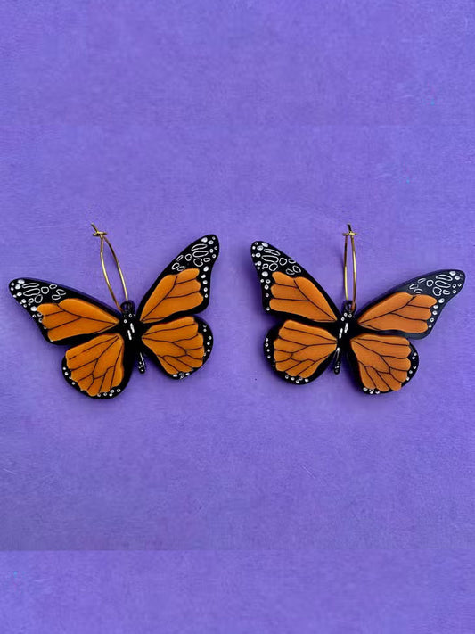 Monarch Butterflies Earrings