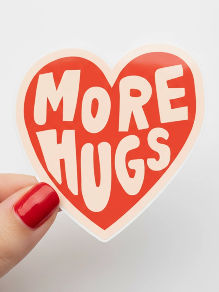 more hugs sticker
