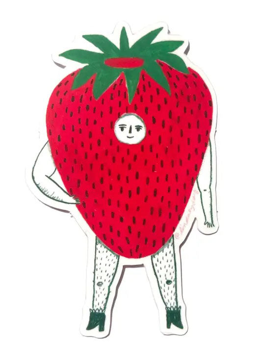 Mr. Strawberry Sticker