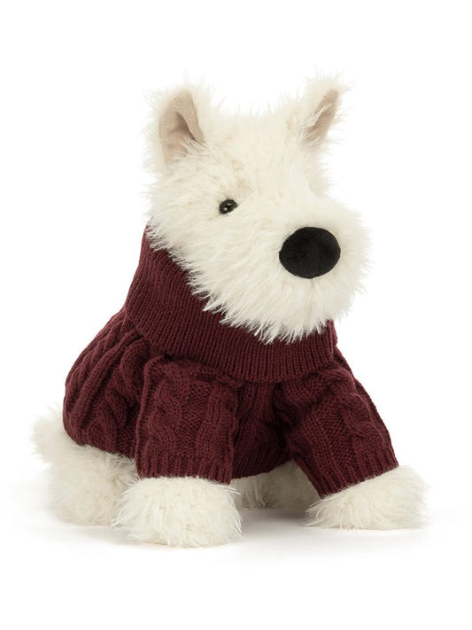 Munro Scottie Dog 'Winter Jumper'