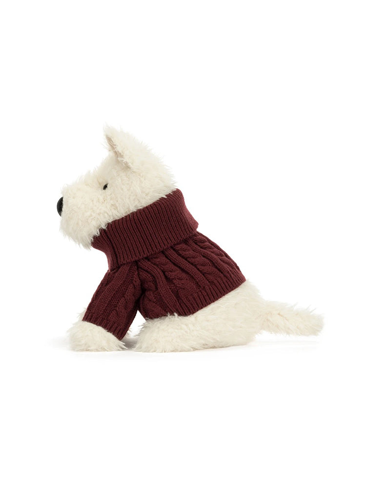 Munro Scottie Dog 'Winter Jumper'