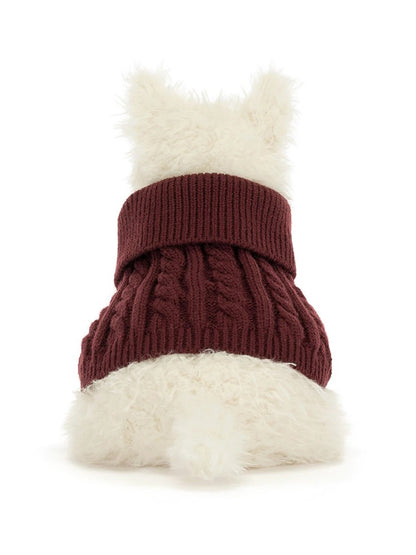 Munro Scottie Dog 'Winter Jumper'