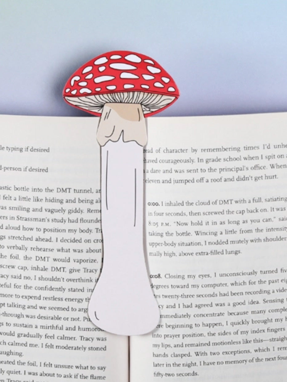 mushroom bookmark