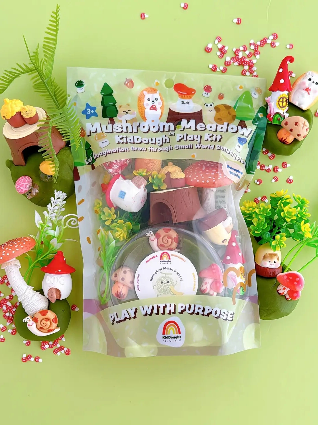 Mushroom Meadow Kiddough Play Kit