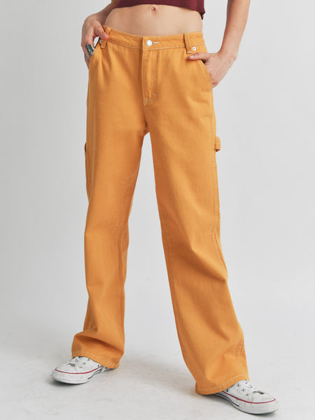 Akaily Fall Yellow Cargo Pants For Women Streetwear 2022 High Waist Bandage  Wide Leg Baggy Pants Ladies Casual Long Trousers - AliExpress