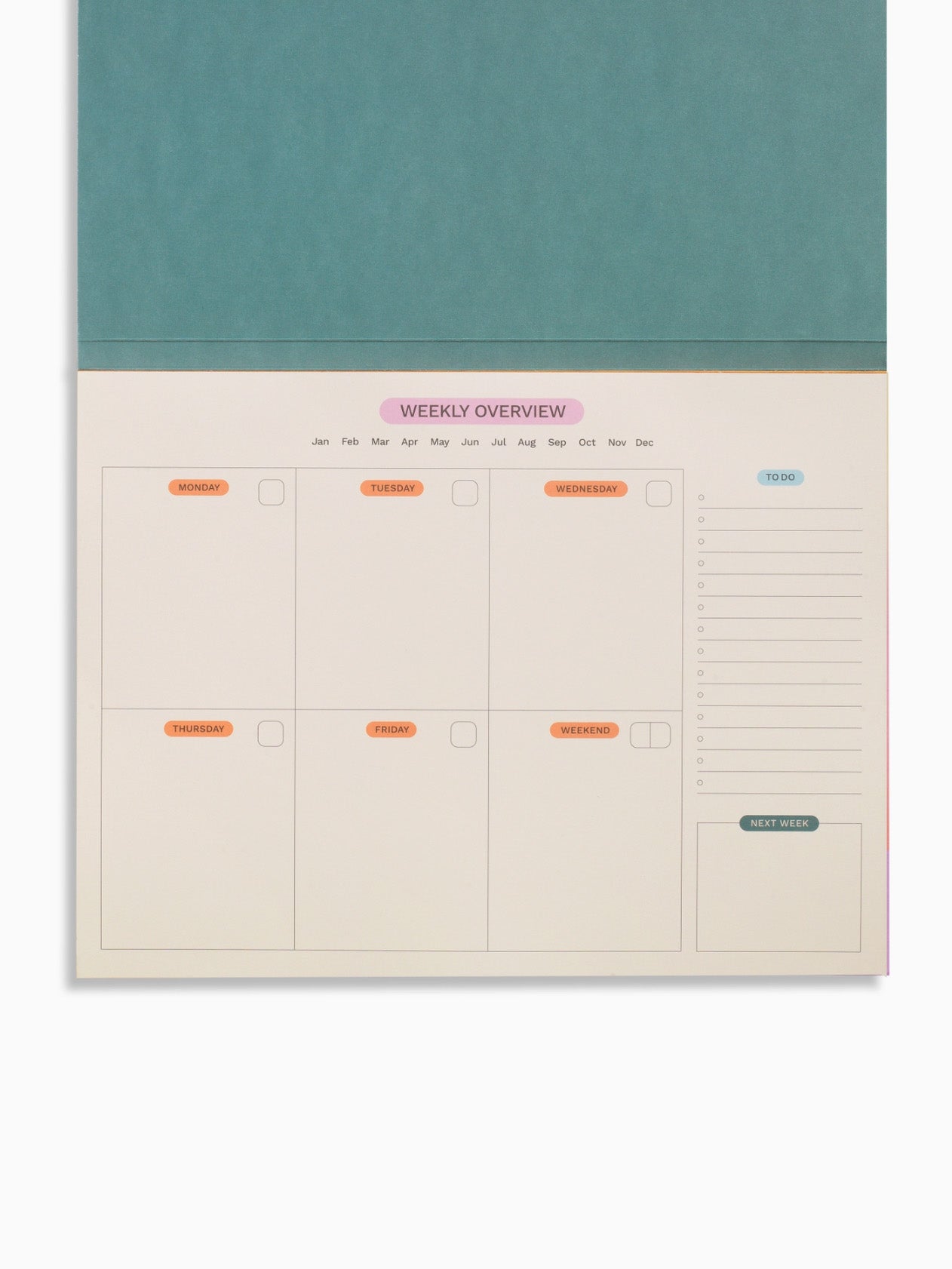 my plan weekly desk planner