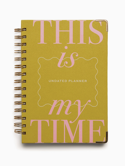 my time undated planner