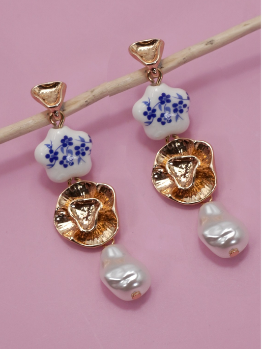 mykonos drop earrings