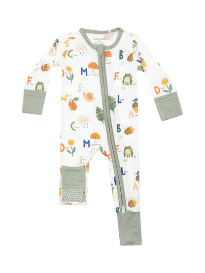 Nature ABC's Zipper Romper