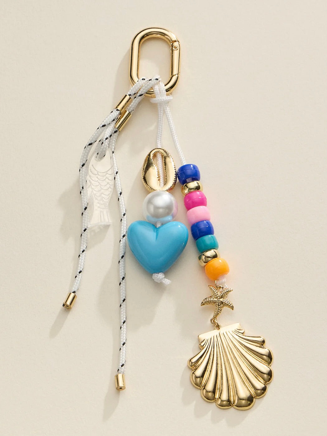 Nautical Beaded Bag Charm