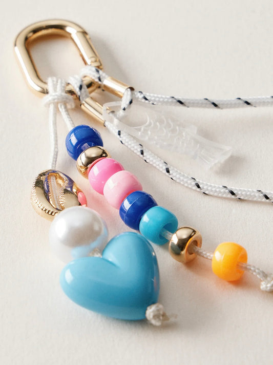 Nautical Beaded Bag Charm