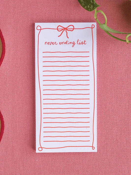 Never Ending To Do List Pad