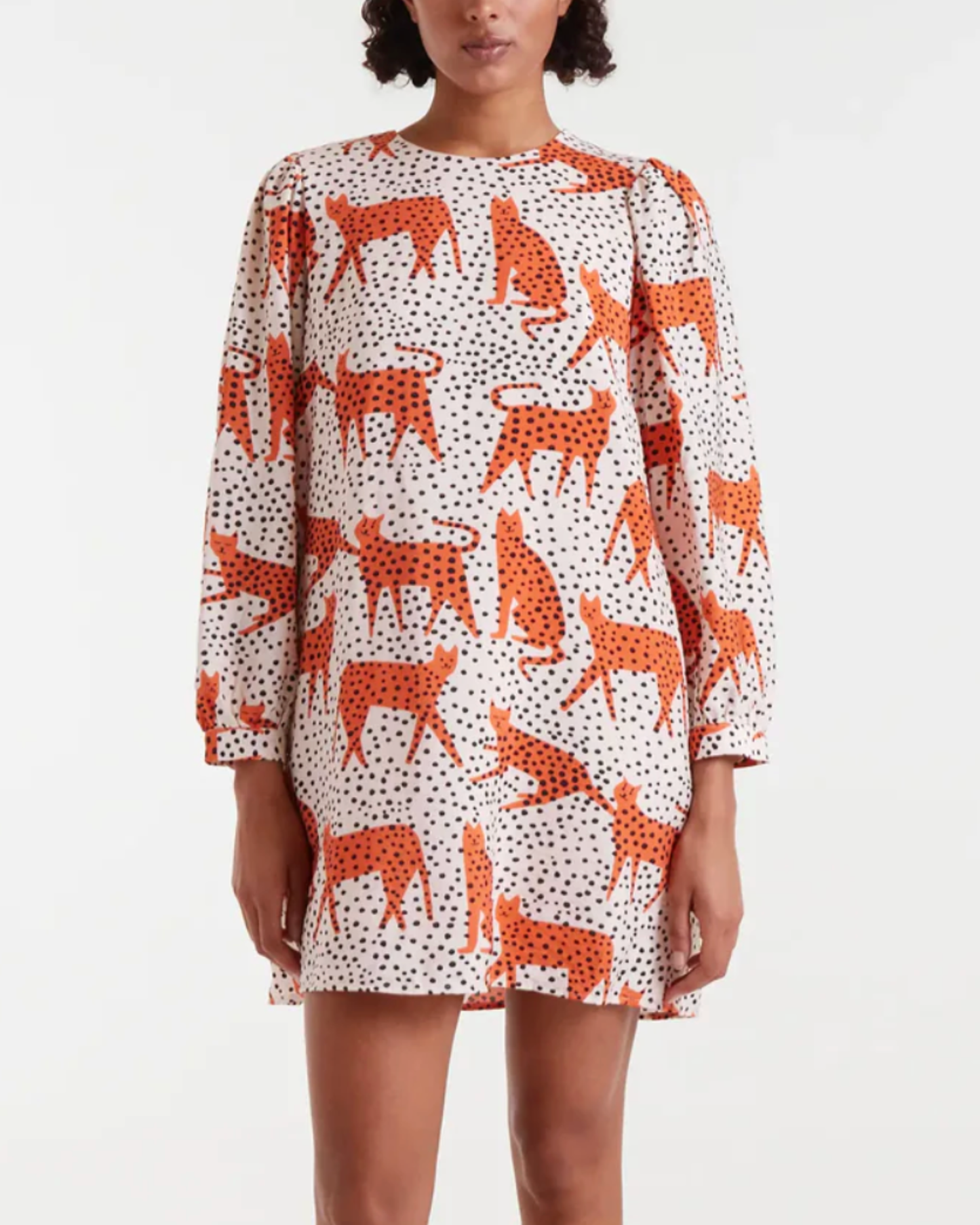 nova leopard mini dress