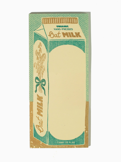 oat milk risograph notepad