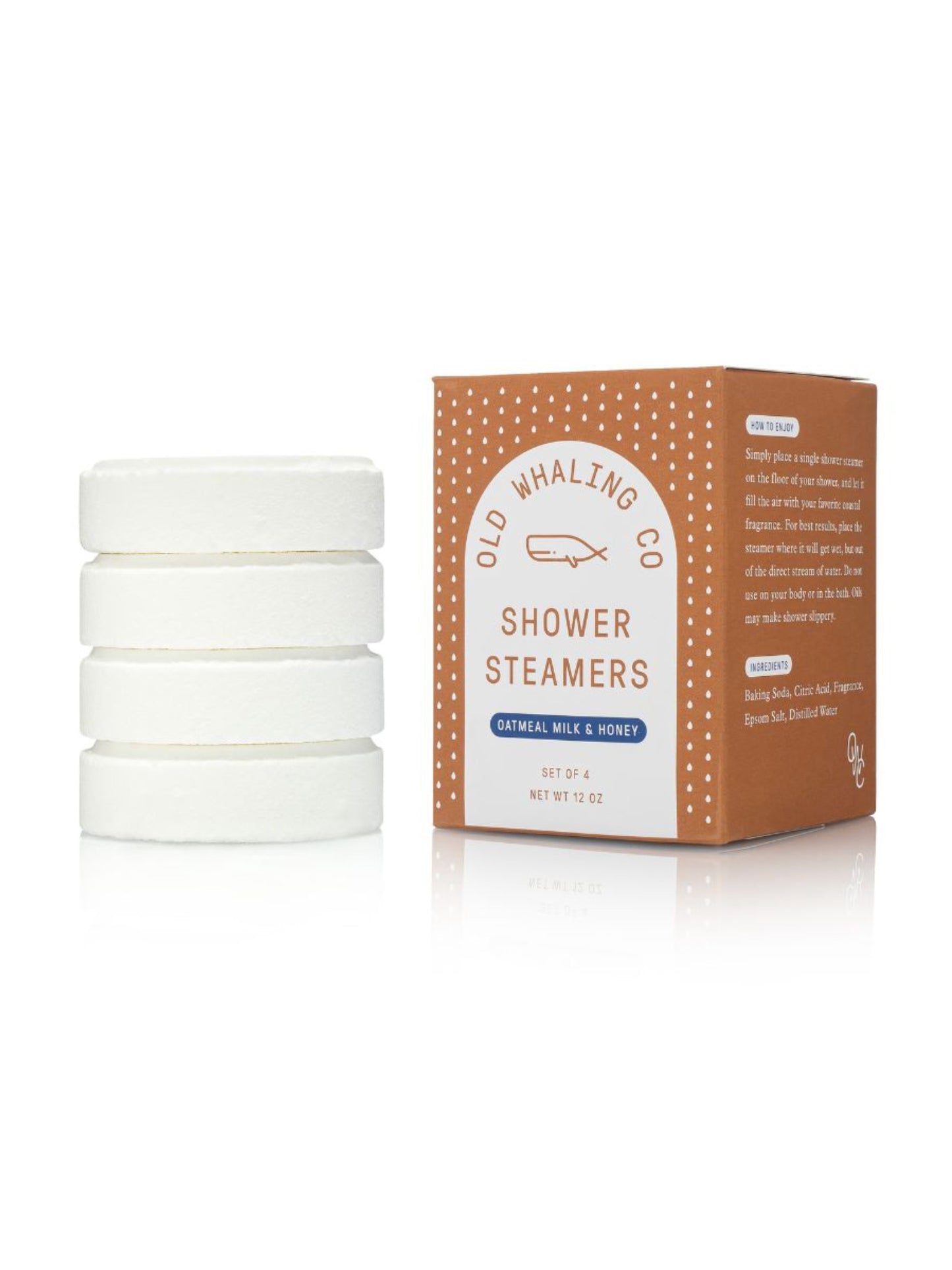 oatmeal milk + honey shower steamer set