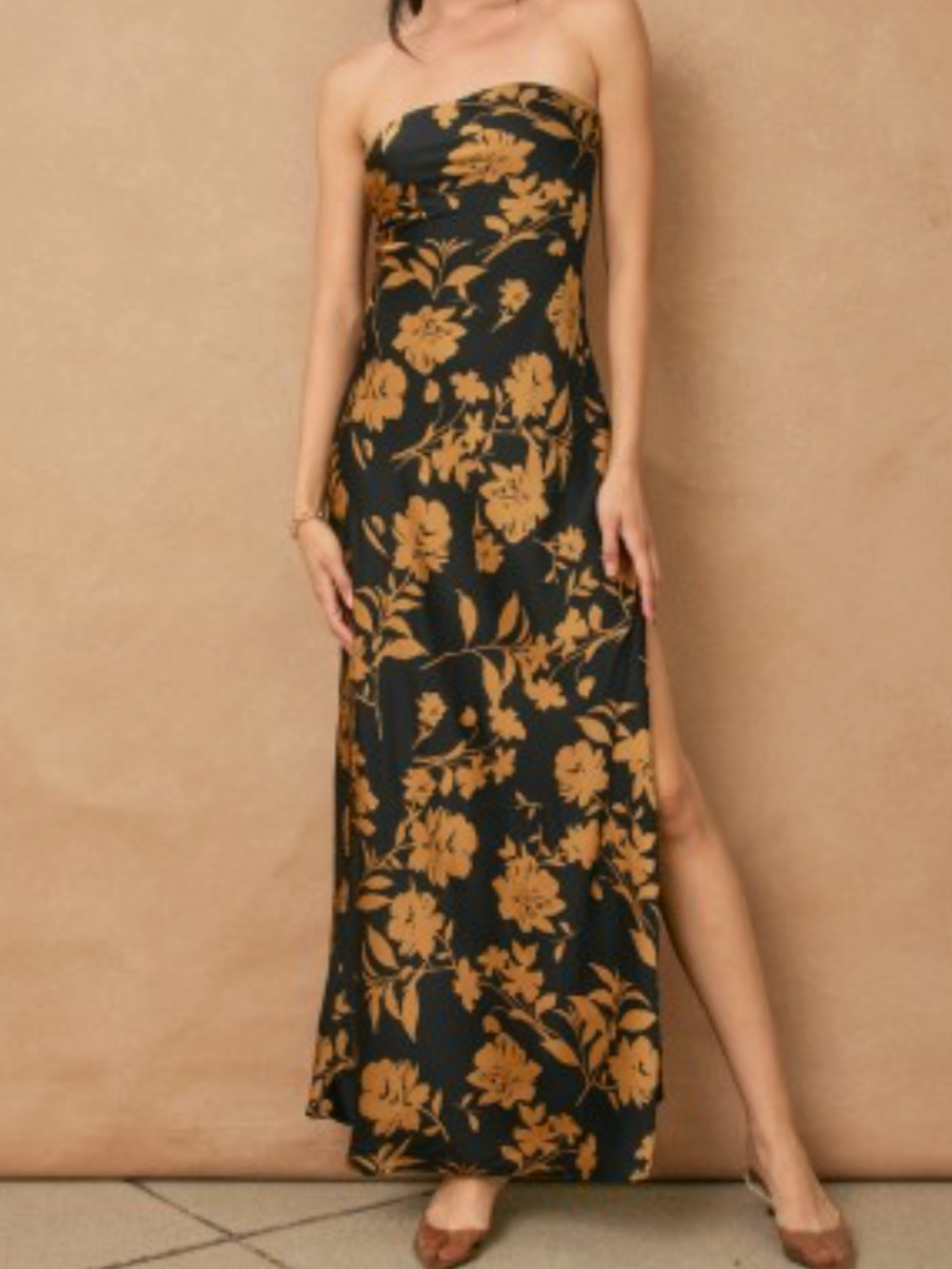 obsidian garden maxi dress