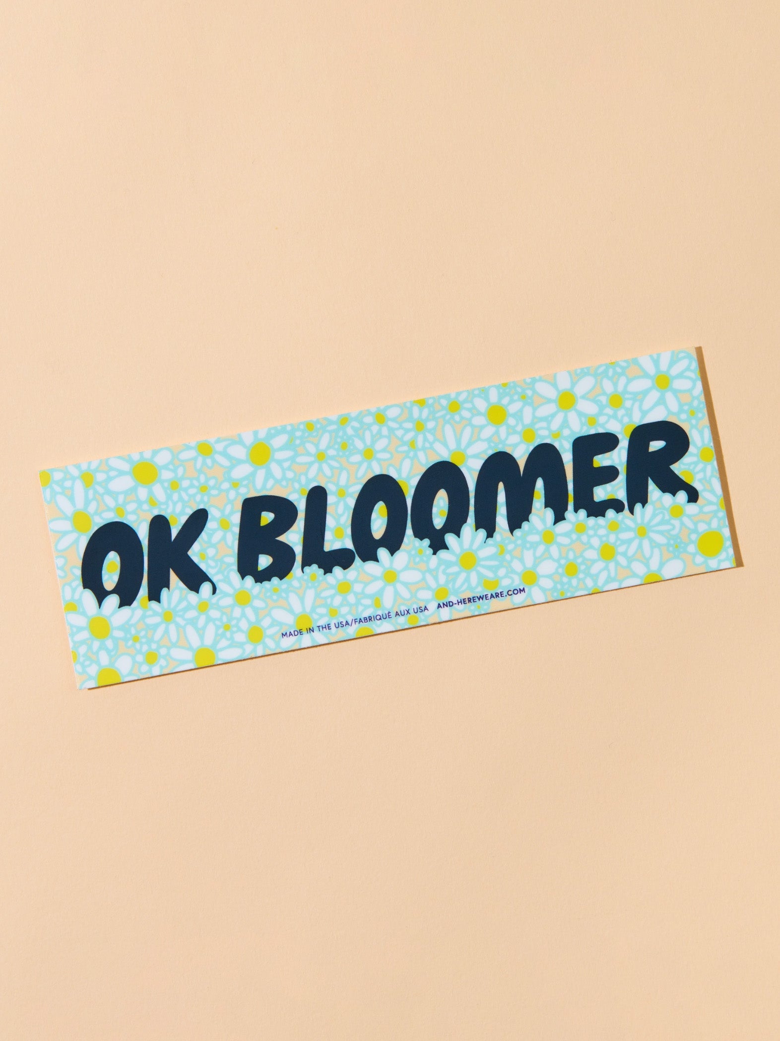 ok bloomer bumper sticker