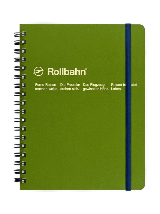 olive rollbahn large spiral notebook