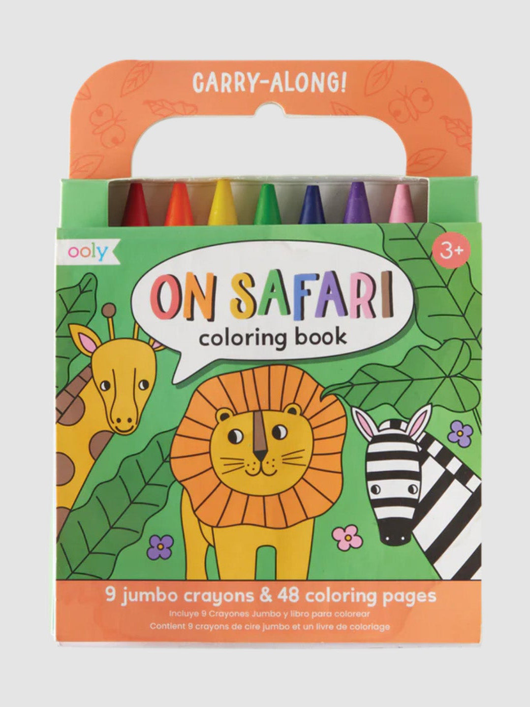 On Safari Carry Along Coloring Book