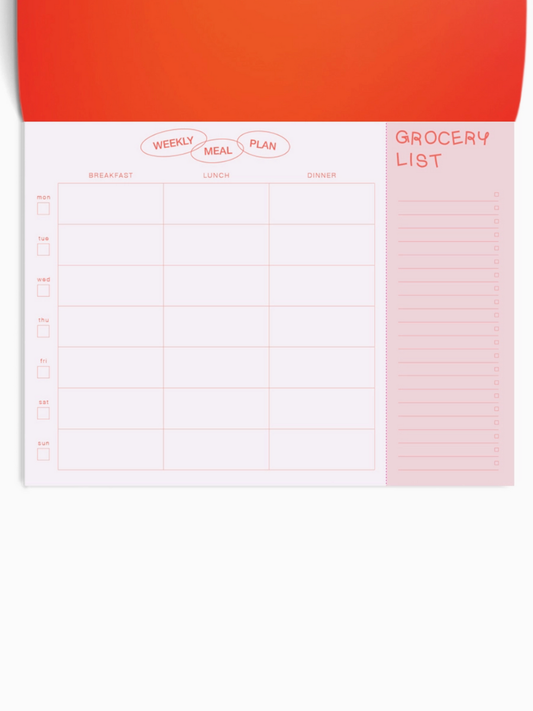 on the menu weekly meal planner