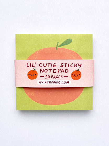 Orange Sticky Notepad