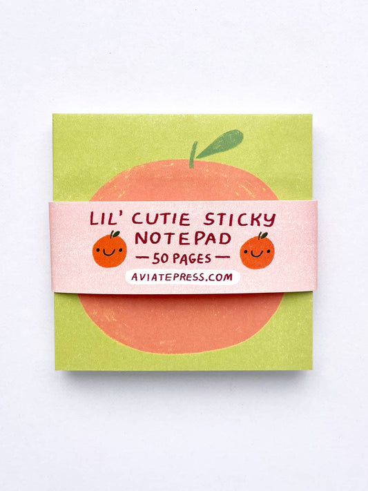 Orange Sticky Notepad