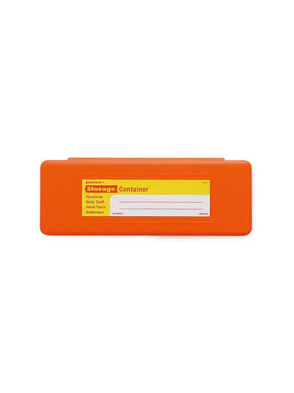 Penco Orange Storage Container Pen Case