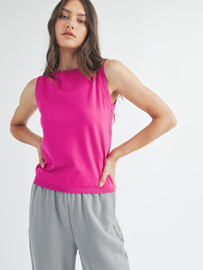 Orchid Sweater Tank