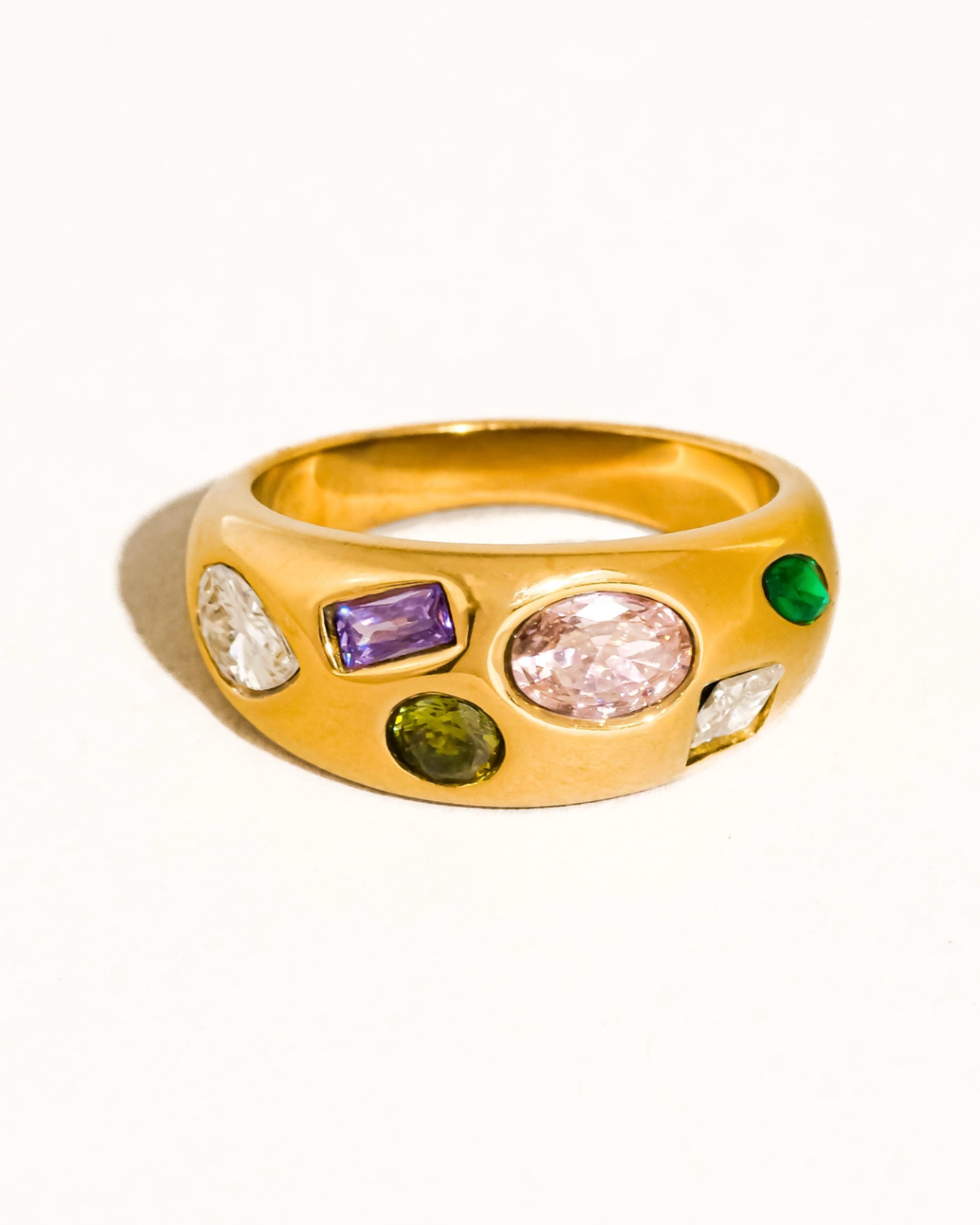 orlume 18k gold-plated ring