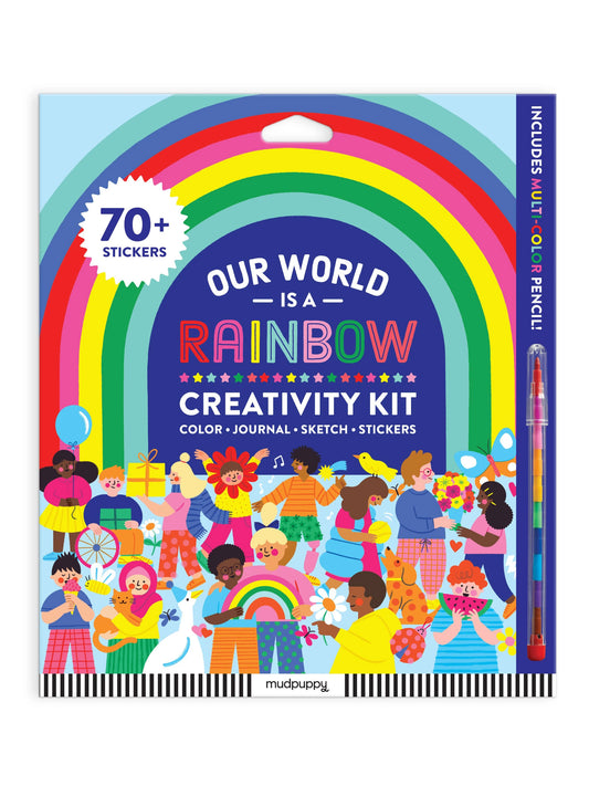 our world is a rainbow creativity kit
