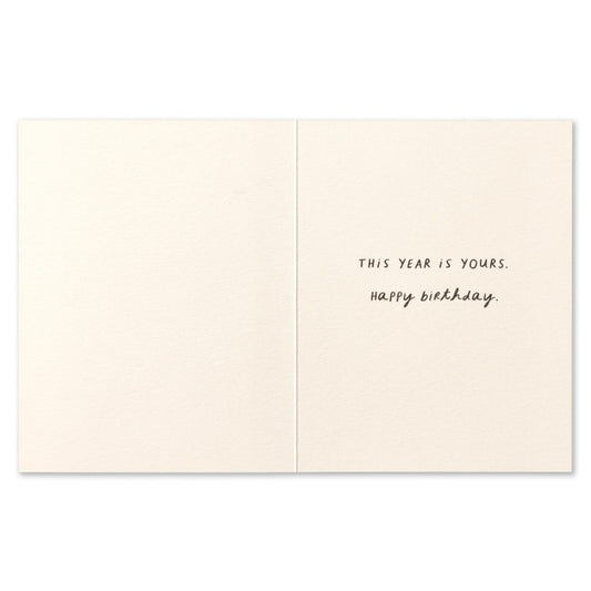 Out With The Old Birthday Card