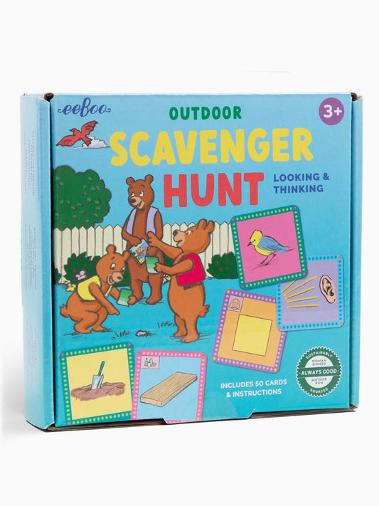 outdoors scavenger hunt game