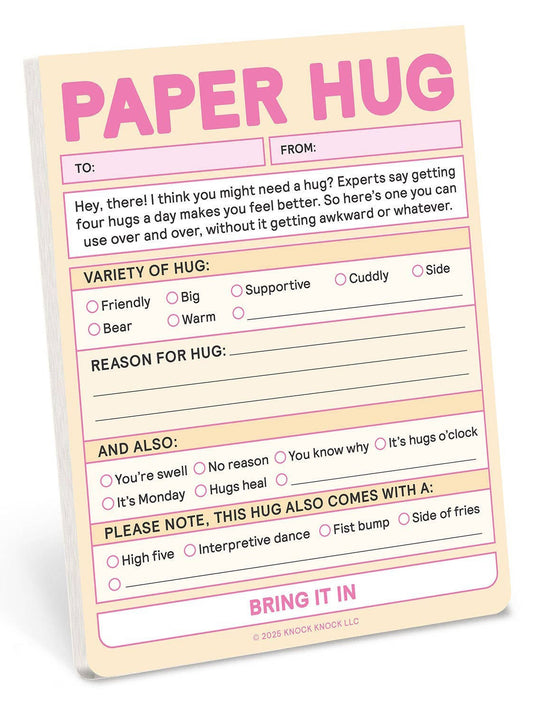 Paper Hug Notepad