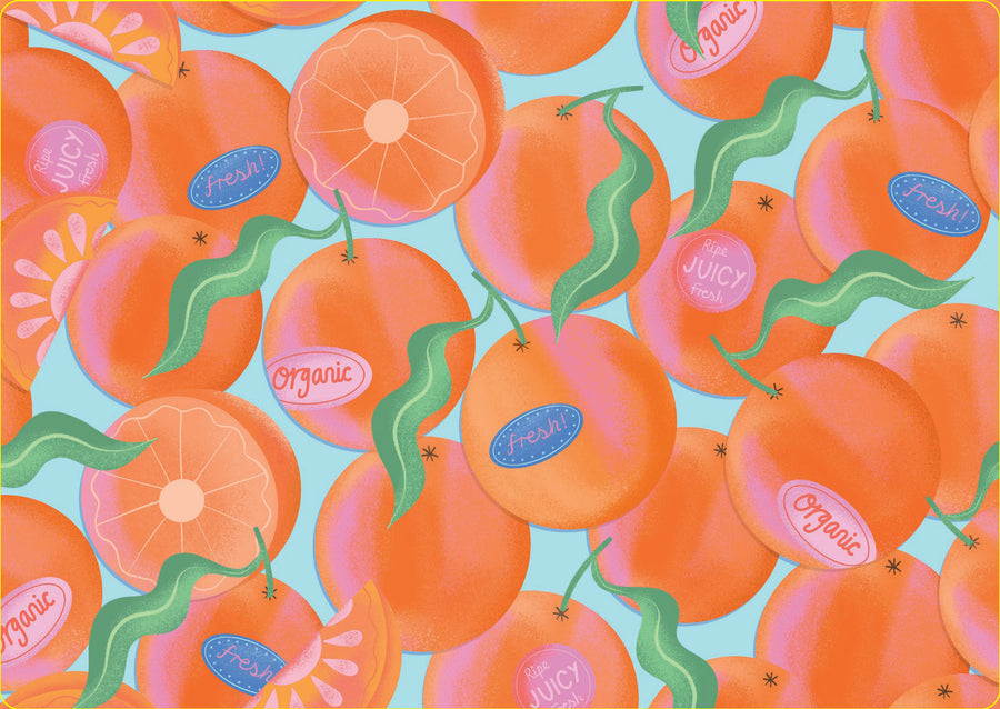 Paper Produce Citrus Notebook Collection