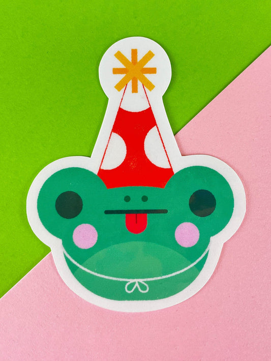 party frog sticker