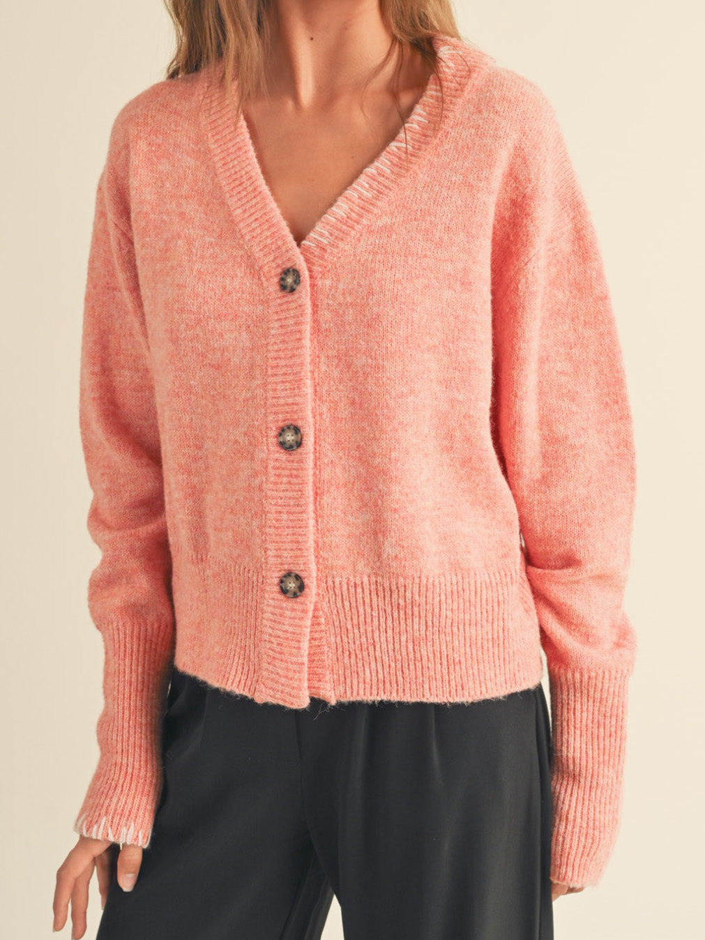 peach blossom cardigan