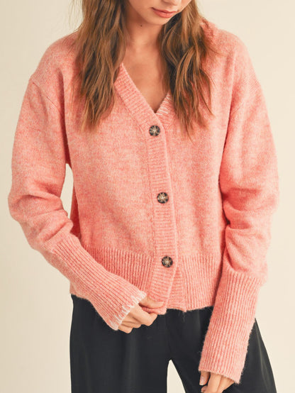 peach blossom cardigan