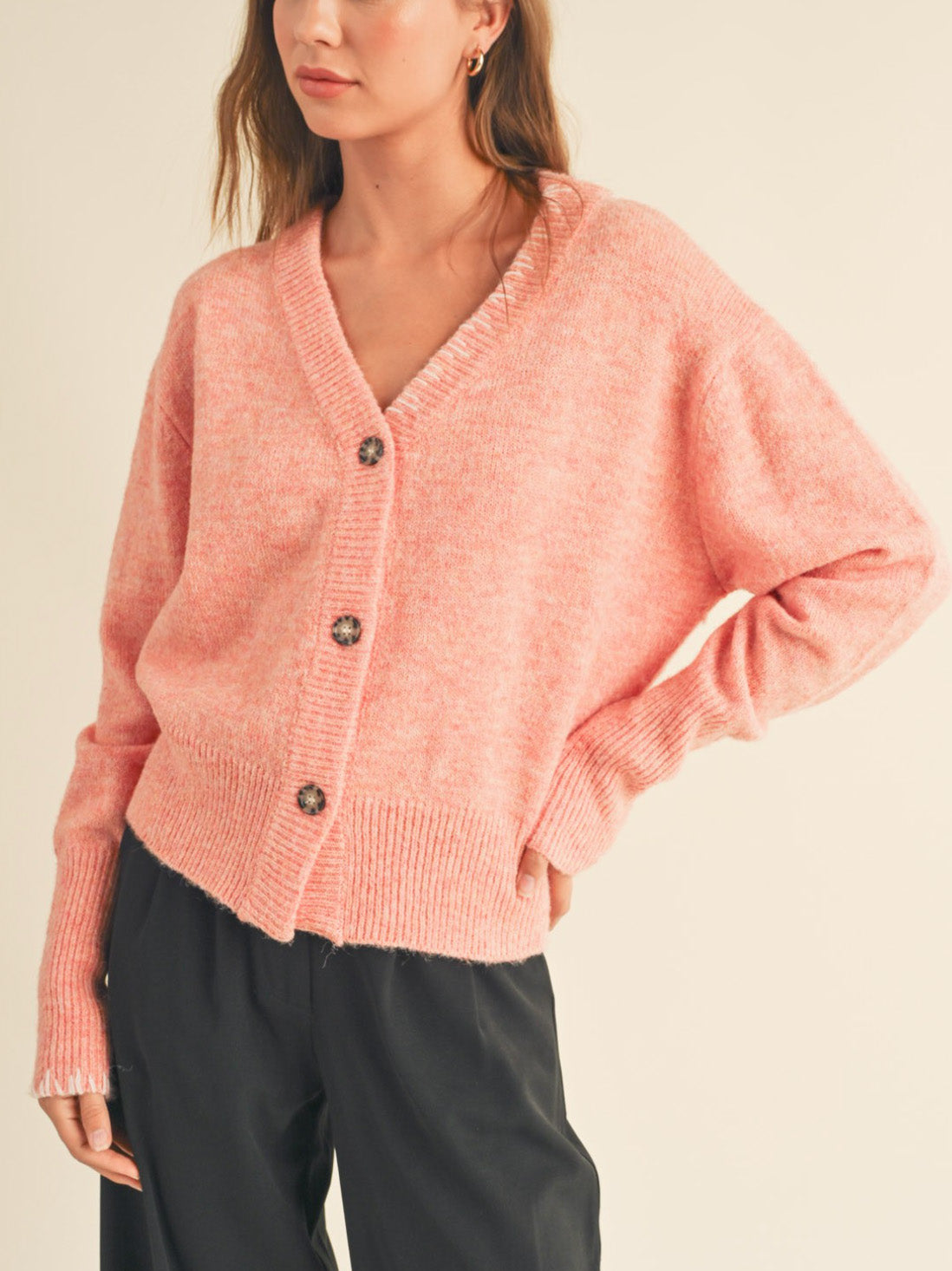 peach blossom cardigan