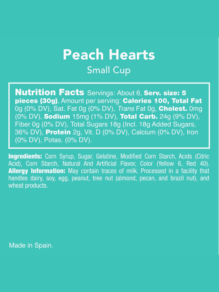 peach hearts