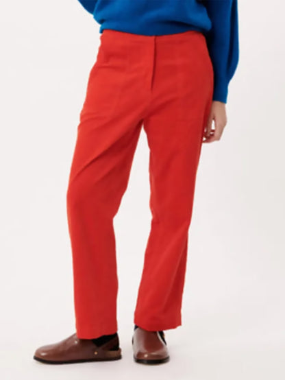 pelly red woven pants