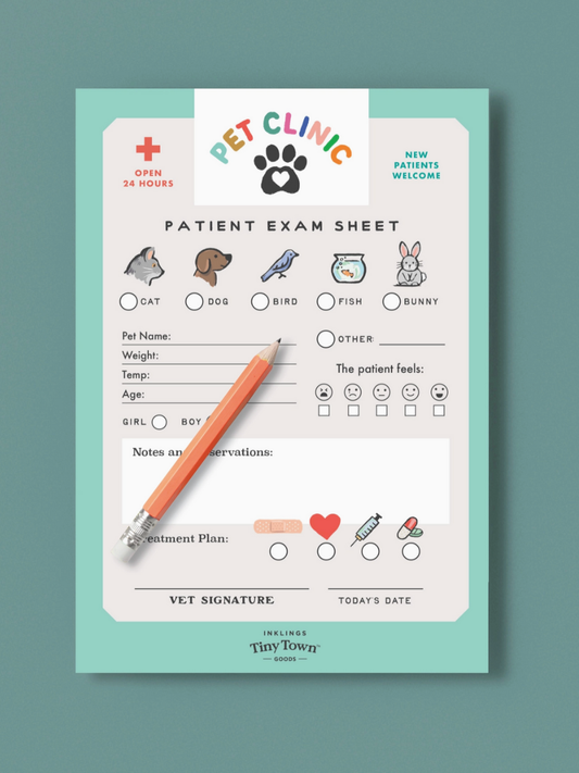 pet clinic play notepad