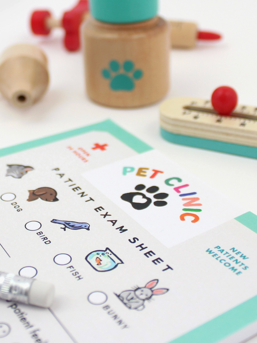 pet clinic play notepad