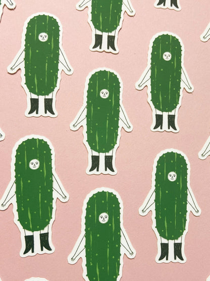 Pickle Girl Sticker