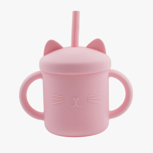 pink kitty cup