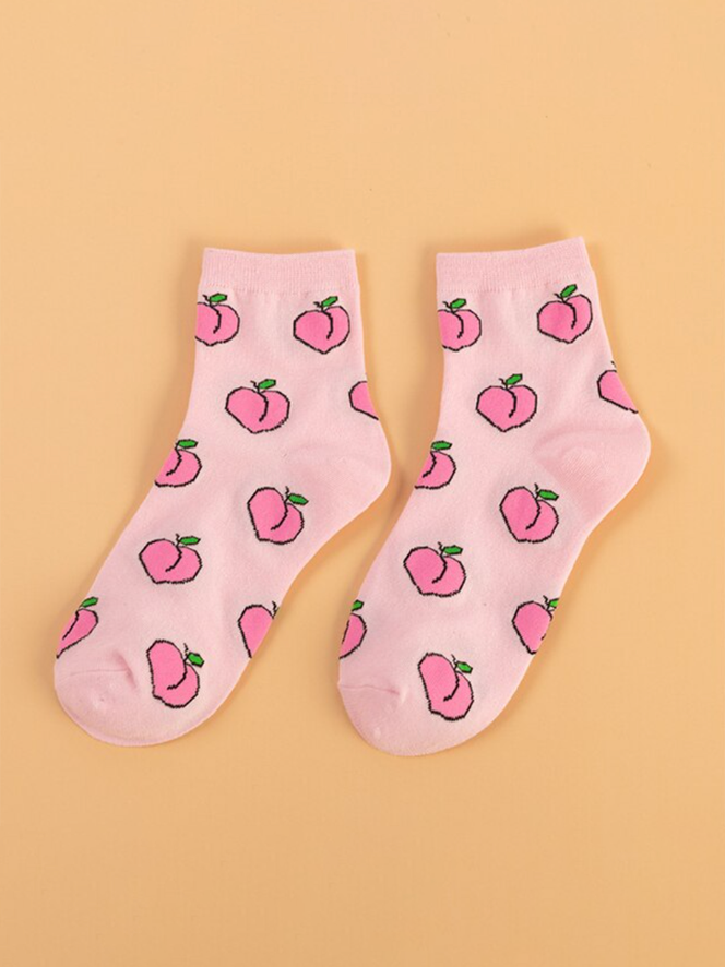 Pink Peach Socks