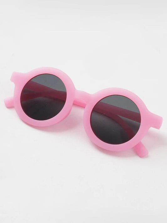 pink round toddler sunglasses