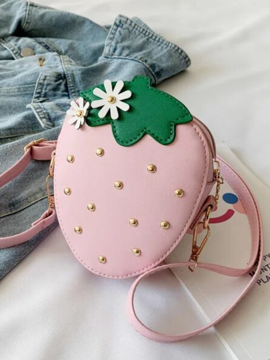 pink strawberry tiny bag