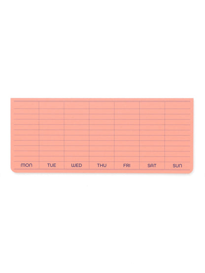 Pink Penco Weekly Sticker Memo Pad