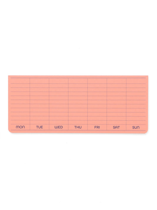 Pink Penco Weekly Sticker Memo Pad