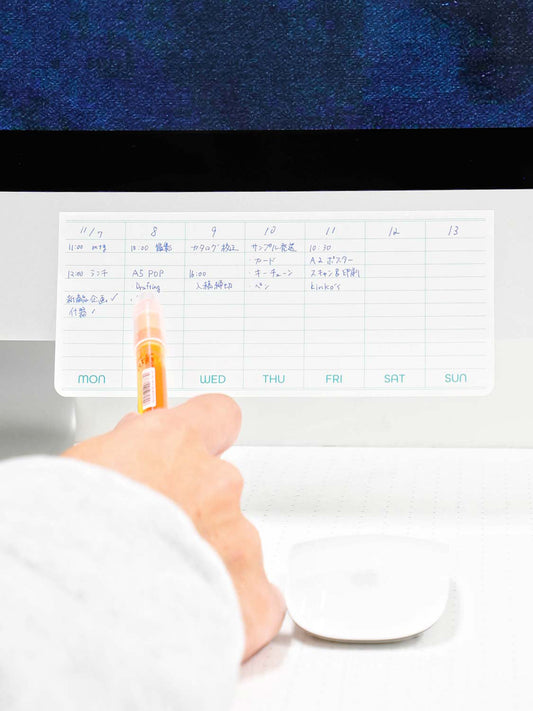 Pink Penco Weekly Sticker Memo Pad